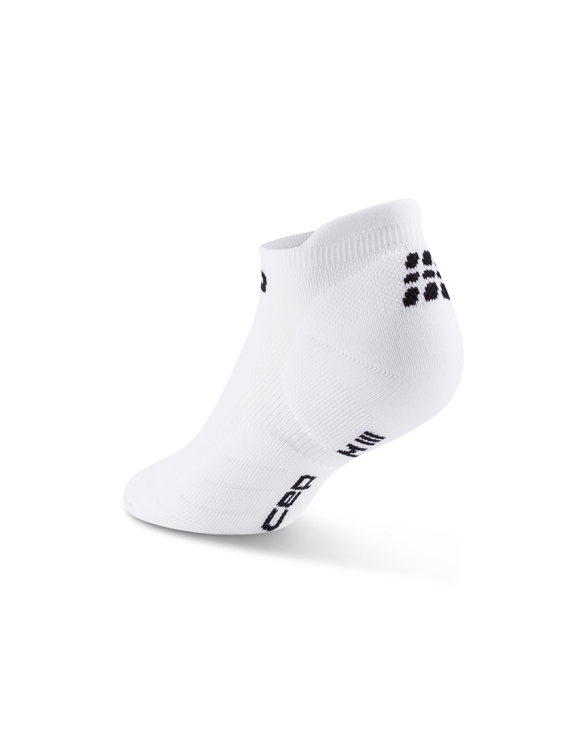 Core Run No Show Socks 5.0, White