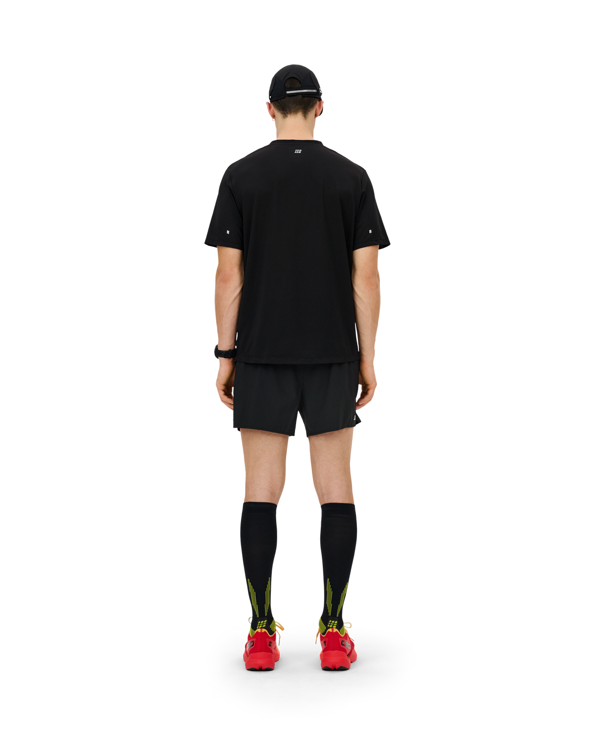 Core Run Short Sleeve Shirt, Men, Black