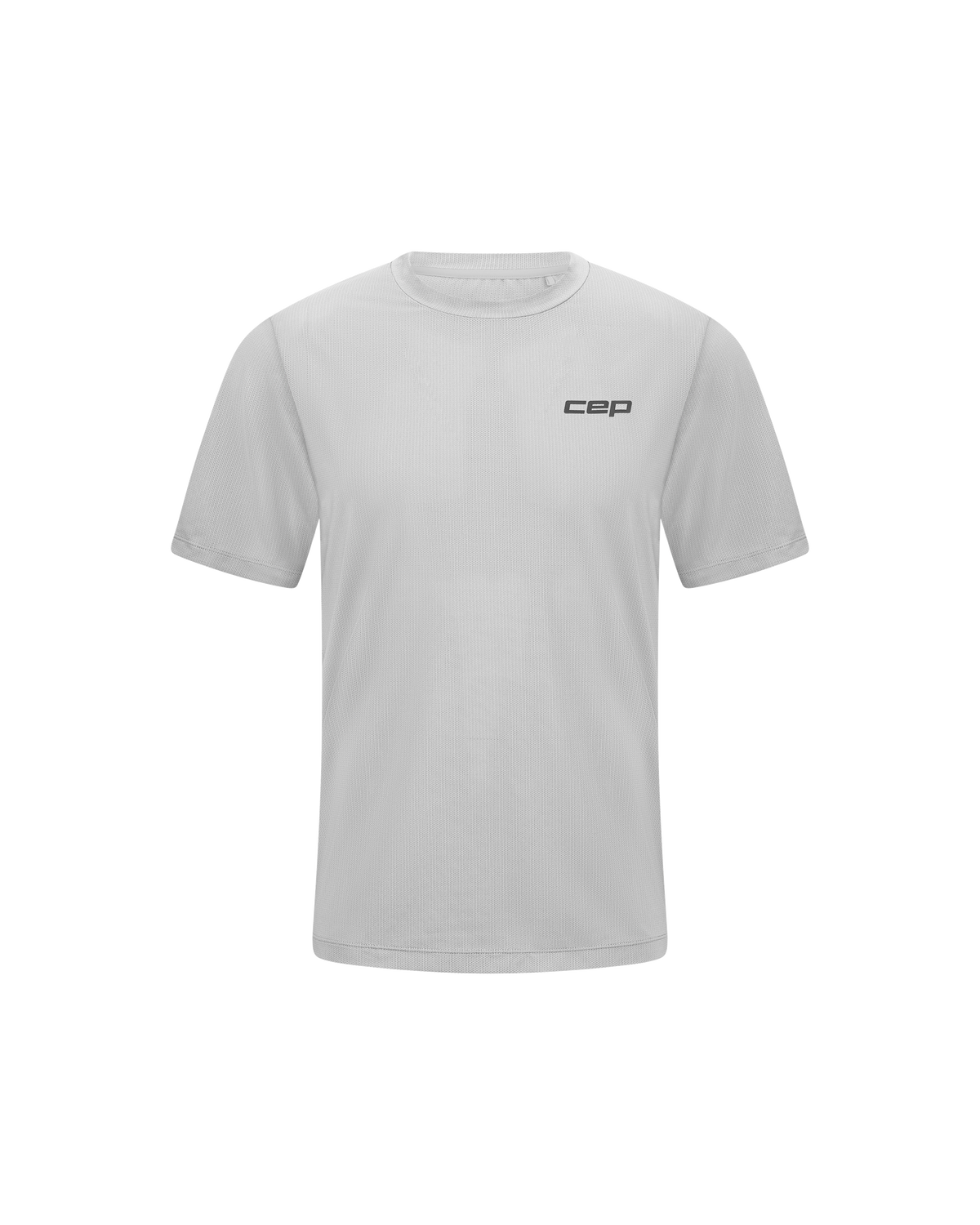 Core Run Short Sleeve Shirt, Men, Light Grey