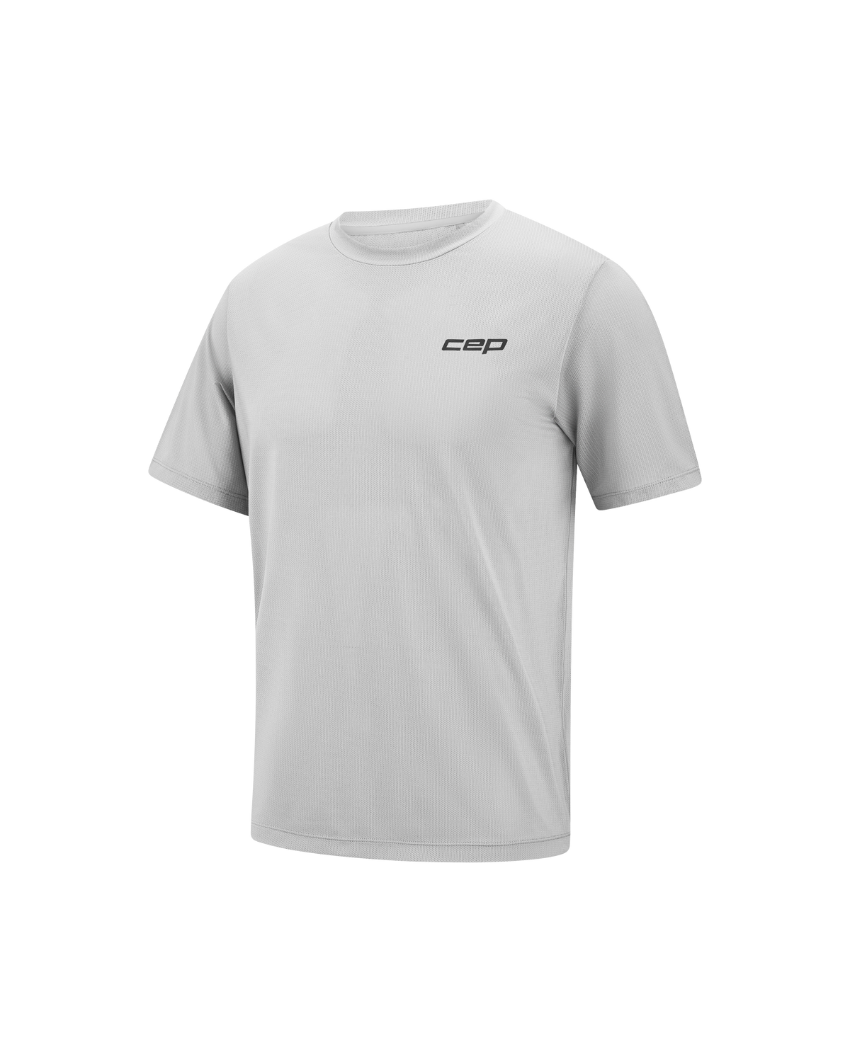 Core Run Short Sleeve Shirt, Men, Light Grey