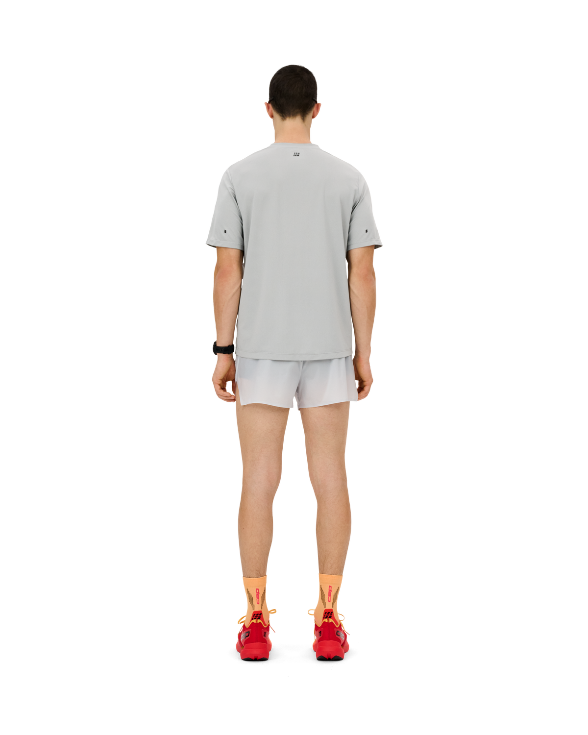 Core Run Short Sleeve Shirt, Men, Light Grey