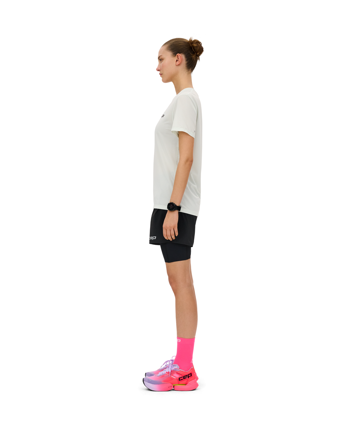 Core Run Short Sleeve Shirt, Women, Ice