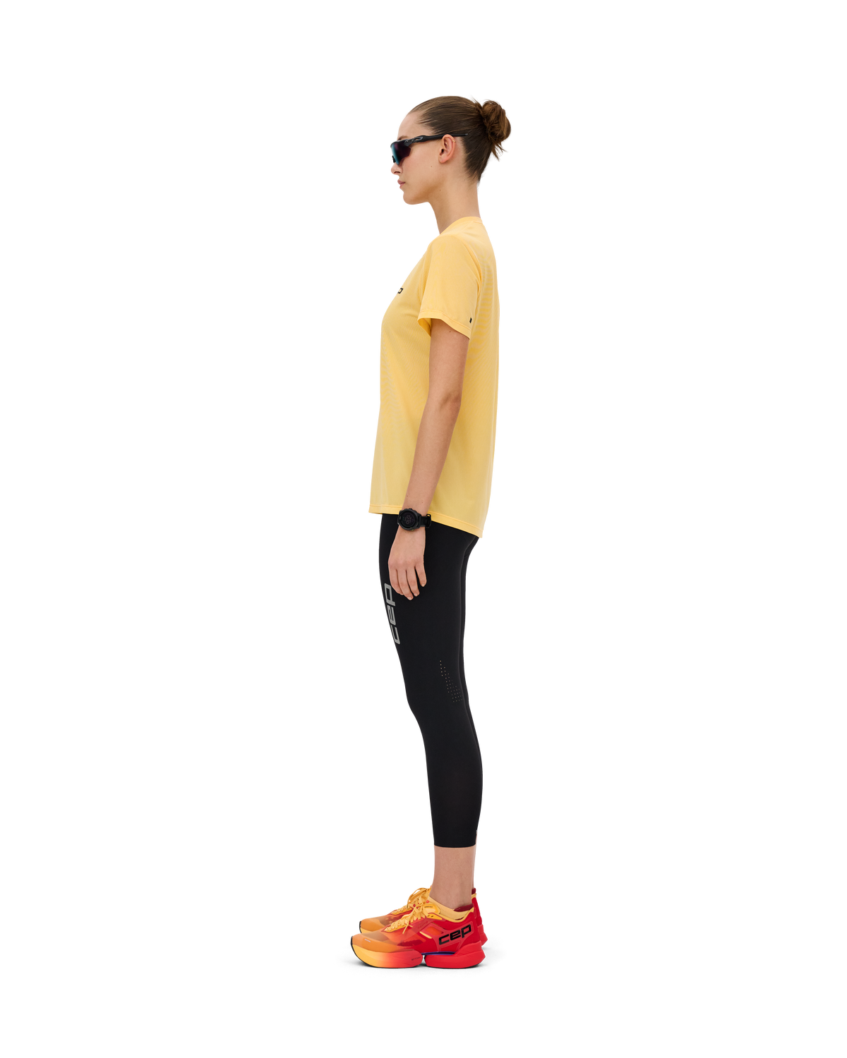 Core Run Short Sleeve Shirt, Women, Marigold