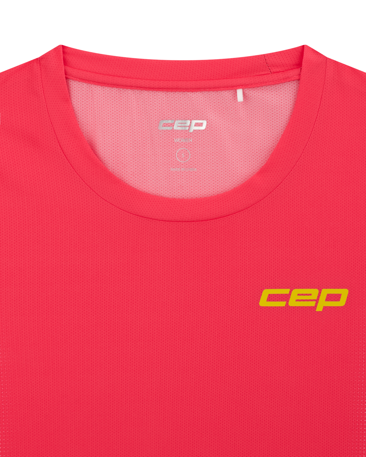 Core Run Short Sleeve Shirt, Women, Pink Fade, close-up detail