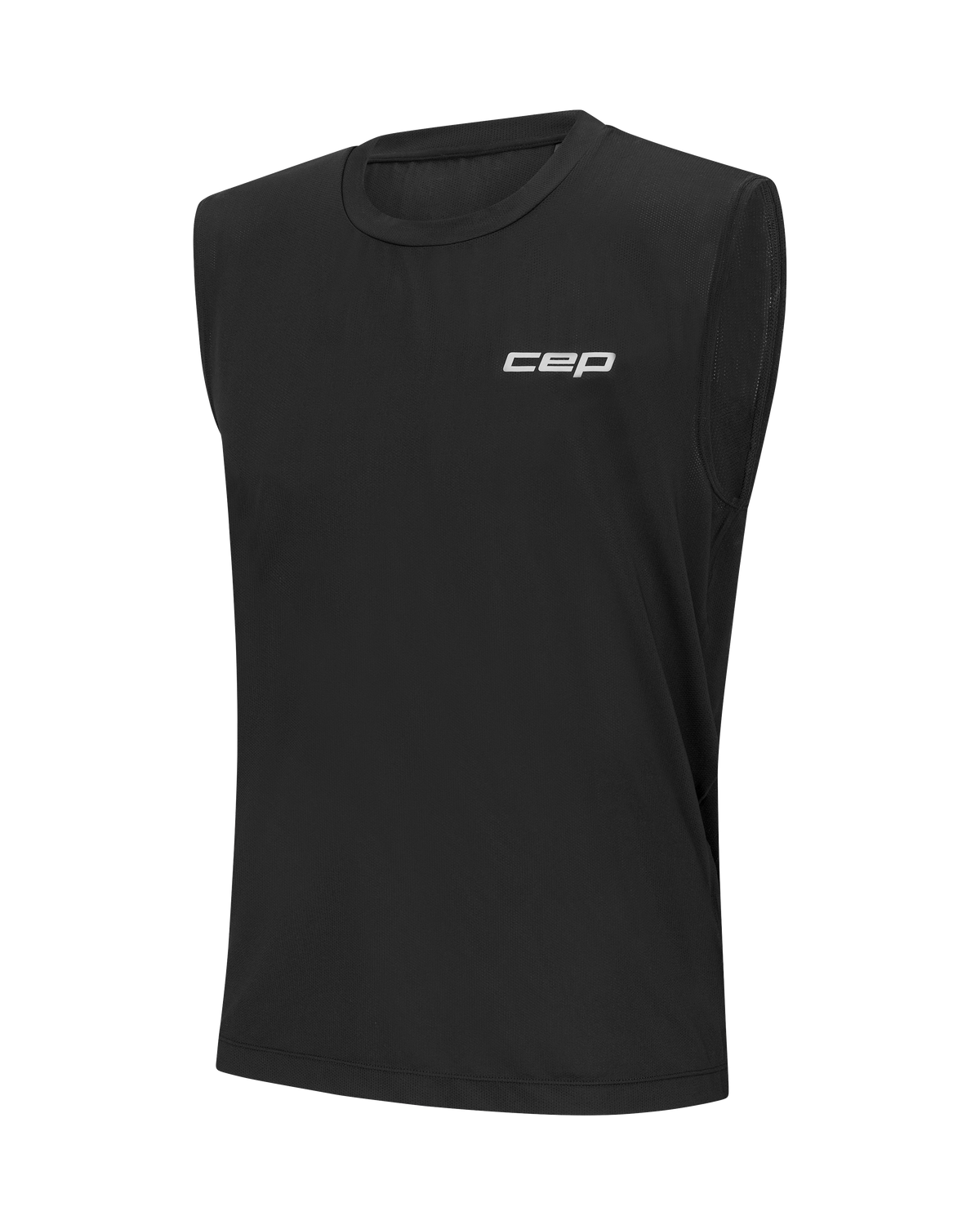 Core Run Sleeveless Shirt, Men, Black
