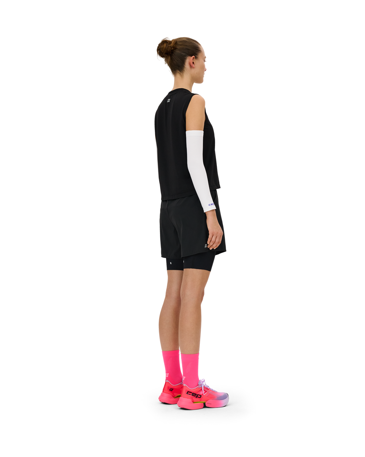 Core Run Sleeveless Shirt, Women, Black