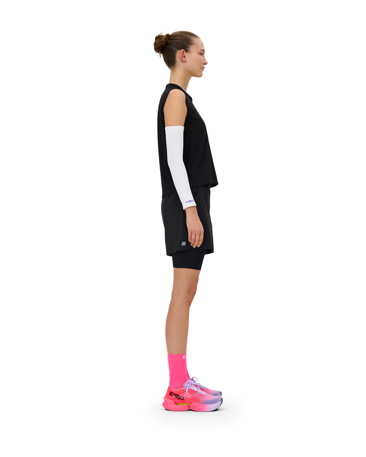 Core Run Sleeveless Shirt, Women, Black