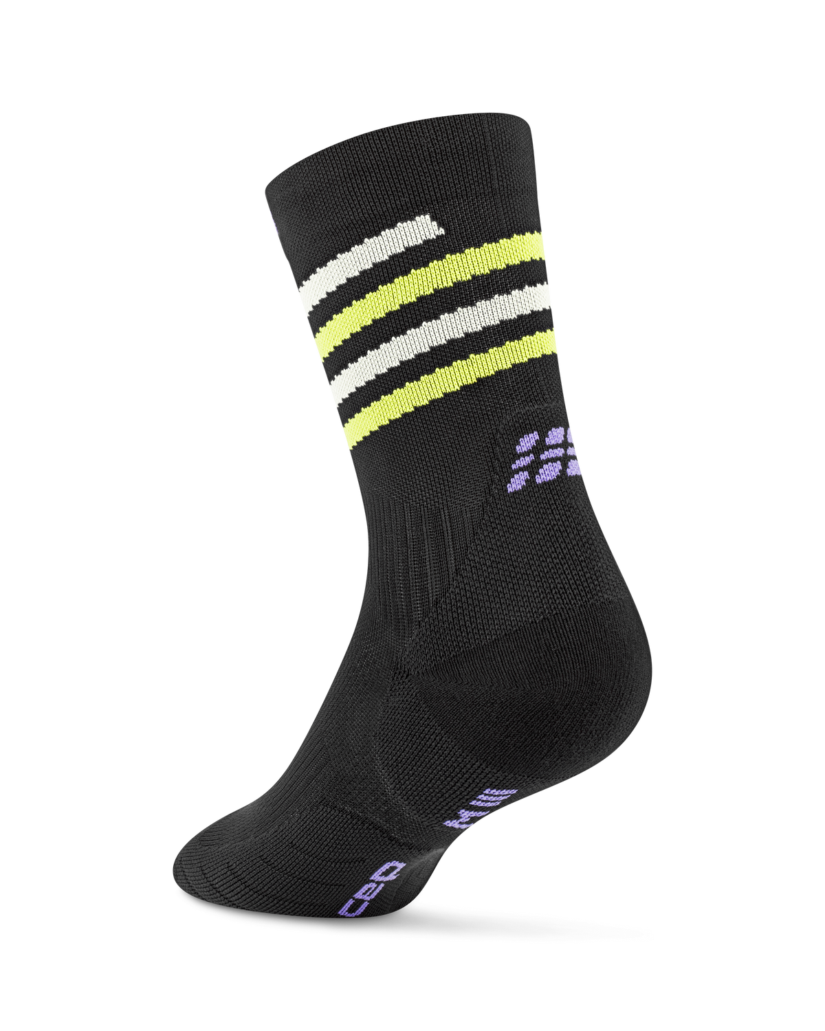 Core Run Spiral Mid Cut Compression Socks