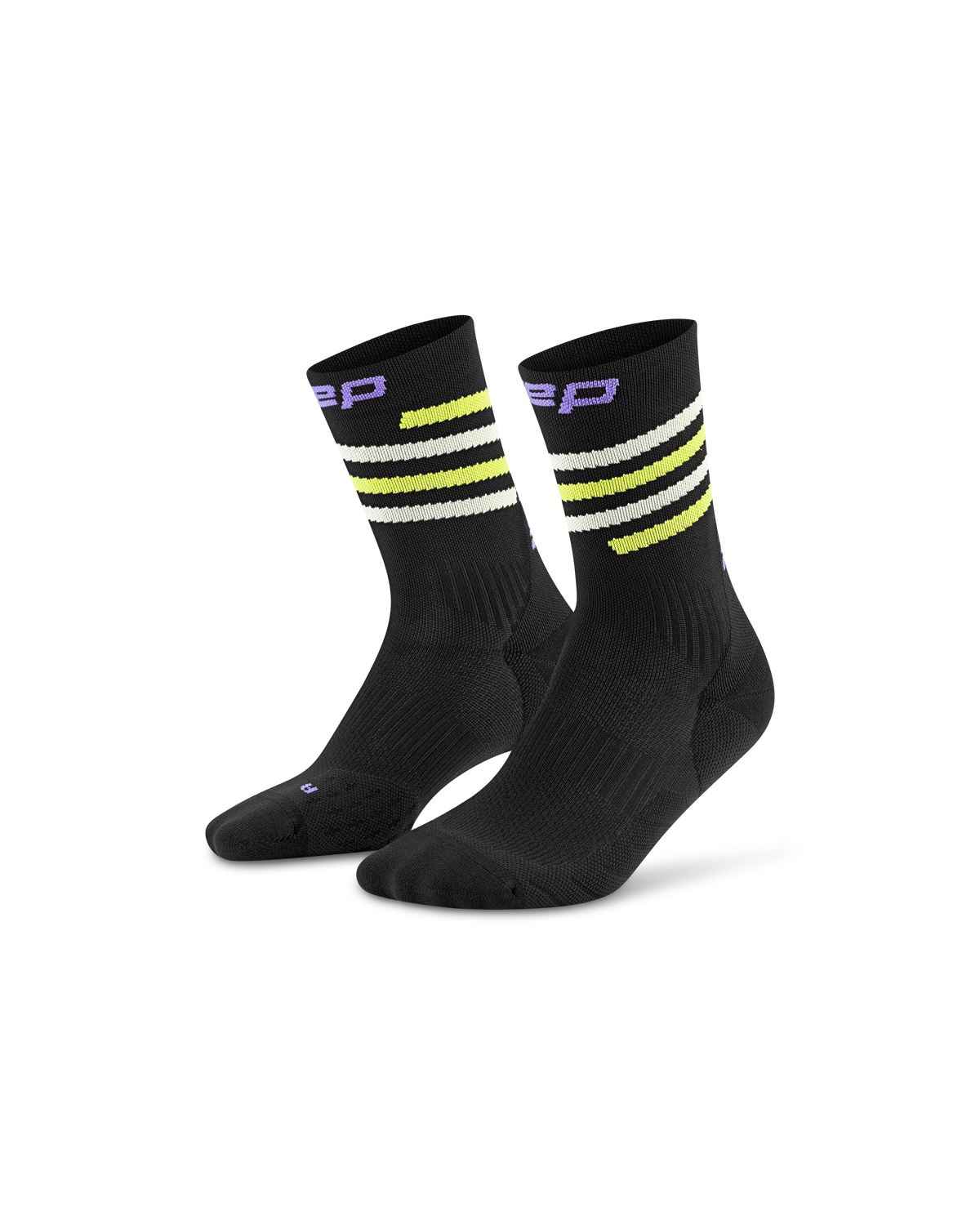 Core Run Spiral Mid Cut Compression Socks