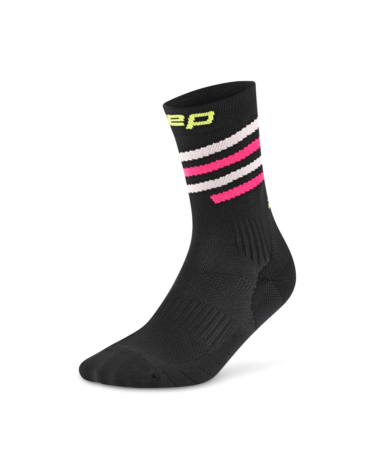 Core Run Spiral Mid Cut Compression Socks