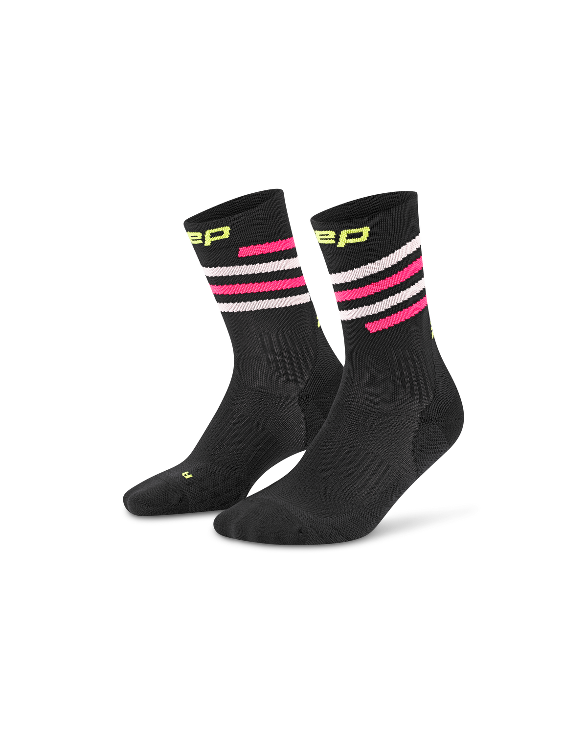 Core Run Spiral Mid Cut Compression Socks