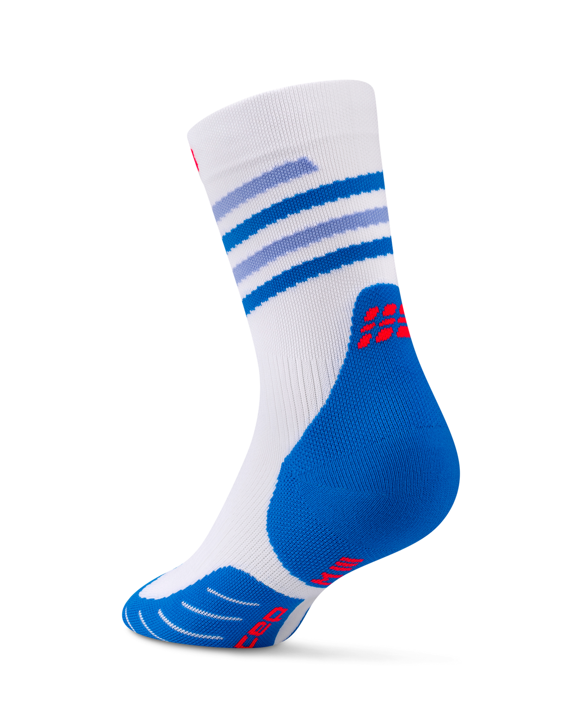 Core Run Spiral Mid Cut Compression Socks
