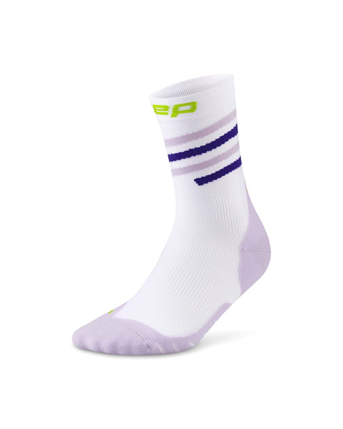 Core Run Spiral Mid Cut Compression Socks