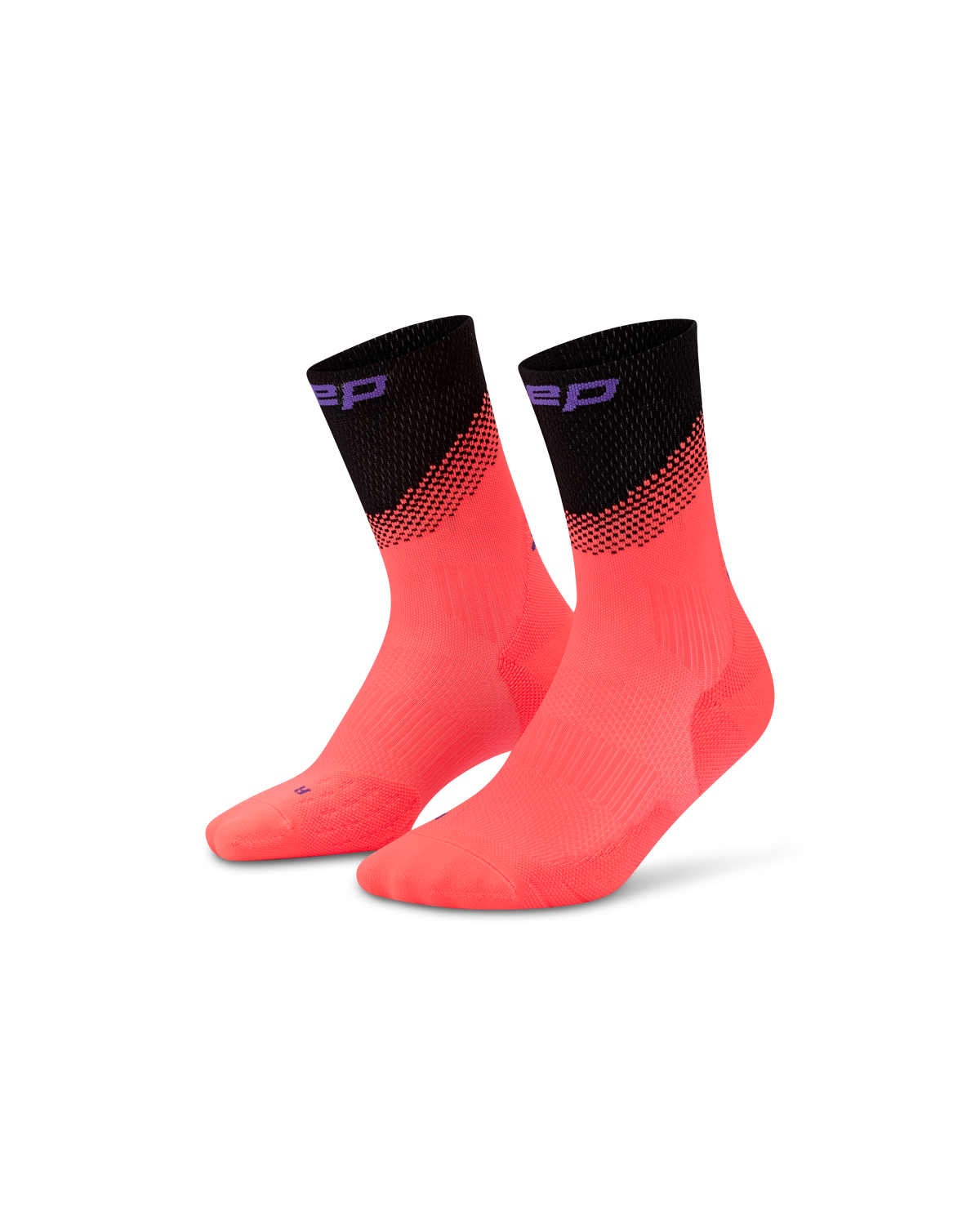 Core Run Split Mid Cut Compression Socks