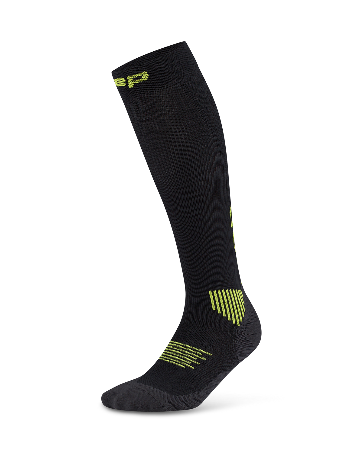 Core Run Tall Compression Socks 5.0, Men, Black/Lime