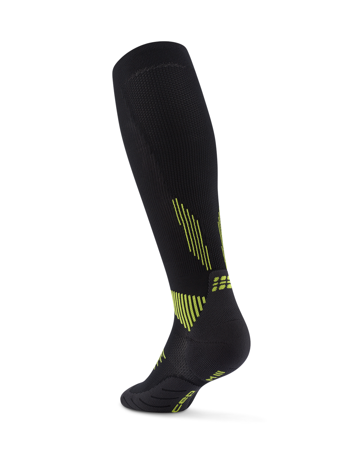 Core Run Tall Compression Socks 5.0, Men, Black/Lime