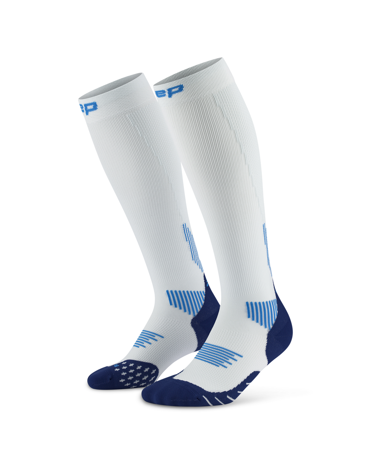 Core Run Tall Compression Socks 5.0, Men, Ice/Blue