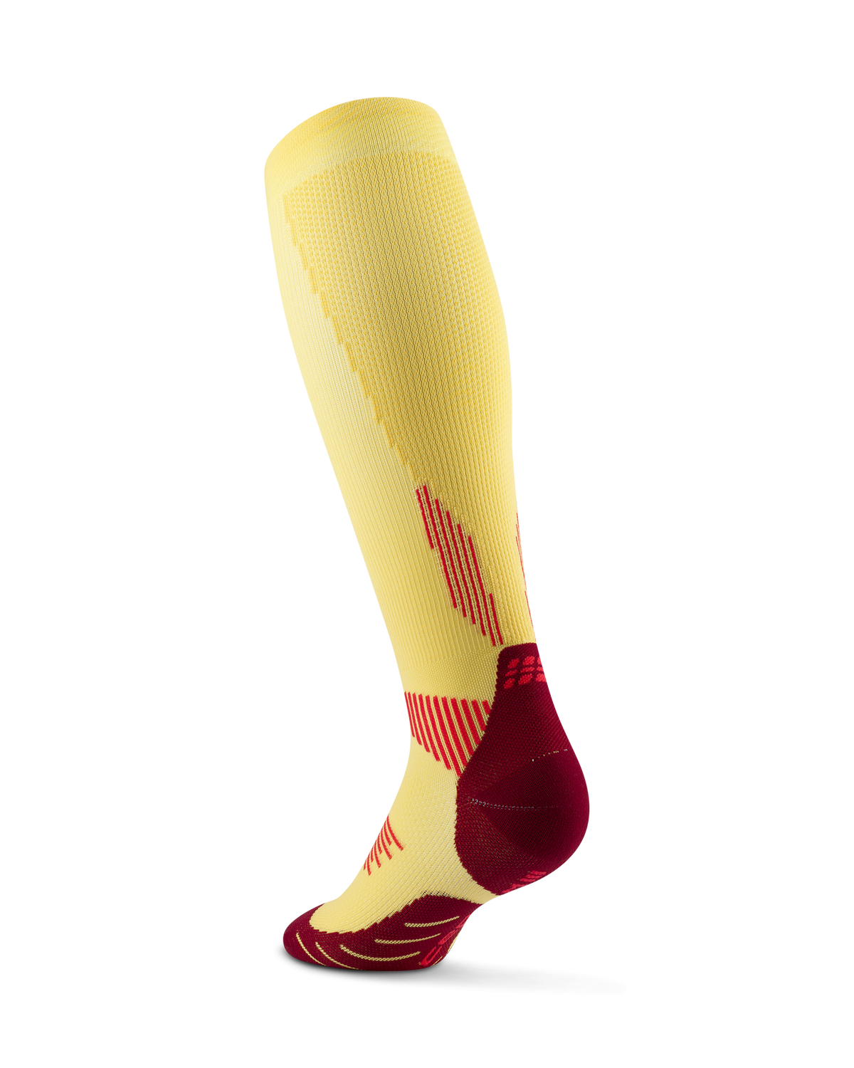 Core Run Tall Compression Socks 5.0, Men, Marigold/Burgundy