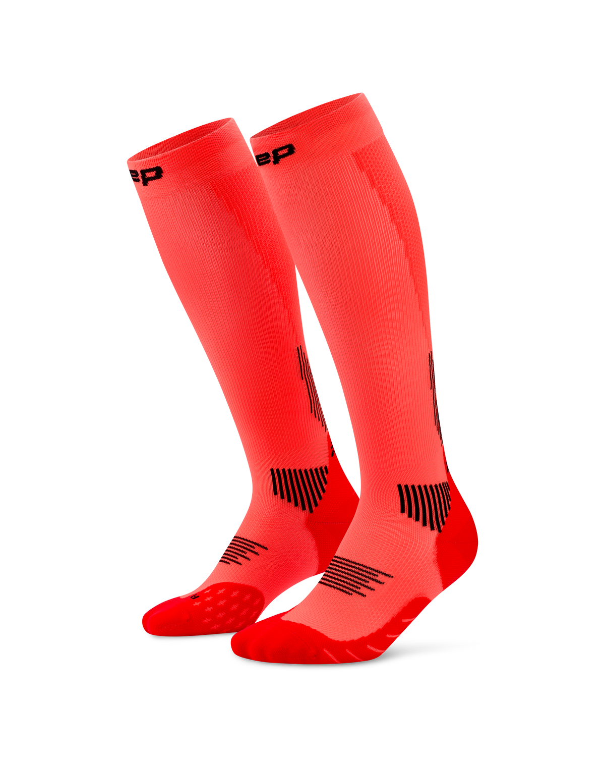 Core Run Tall Compression Socks 5.0, Men, Neon Coral