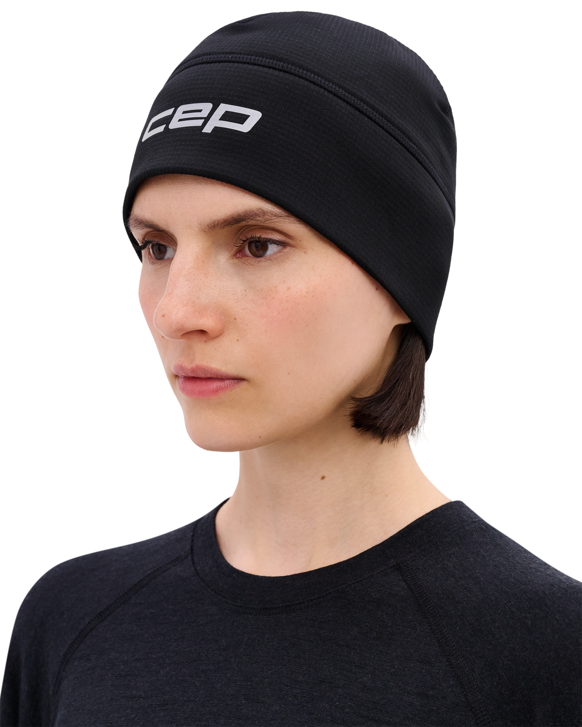 Core Run Thermal Beanie, Black