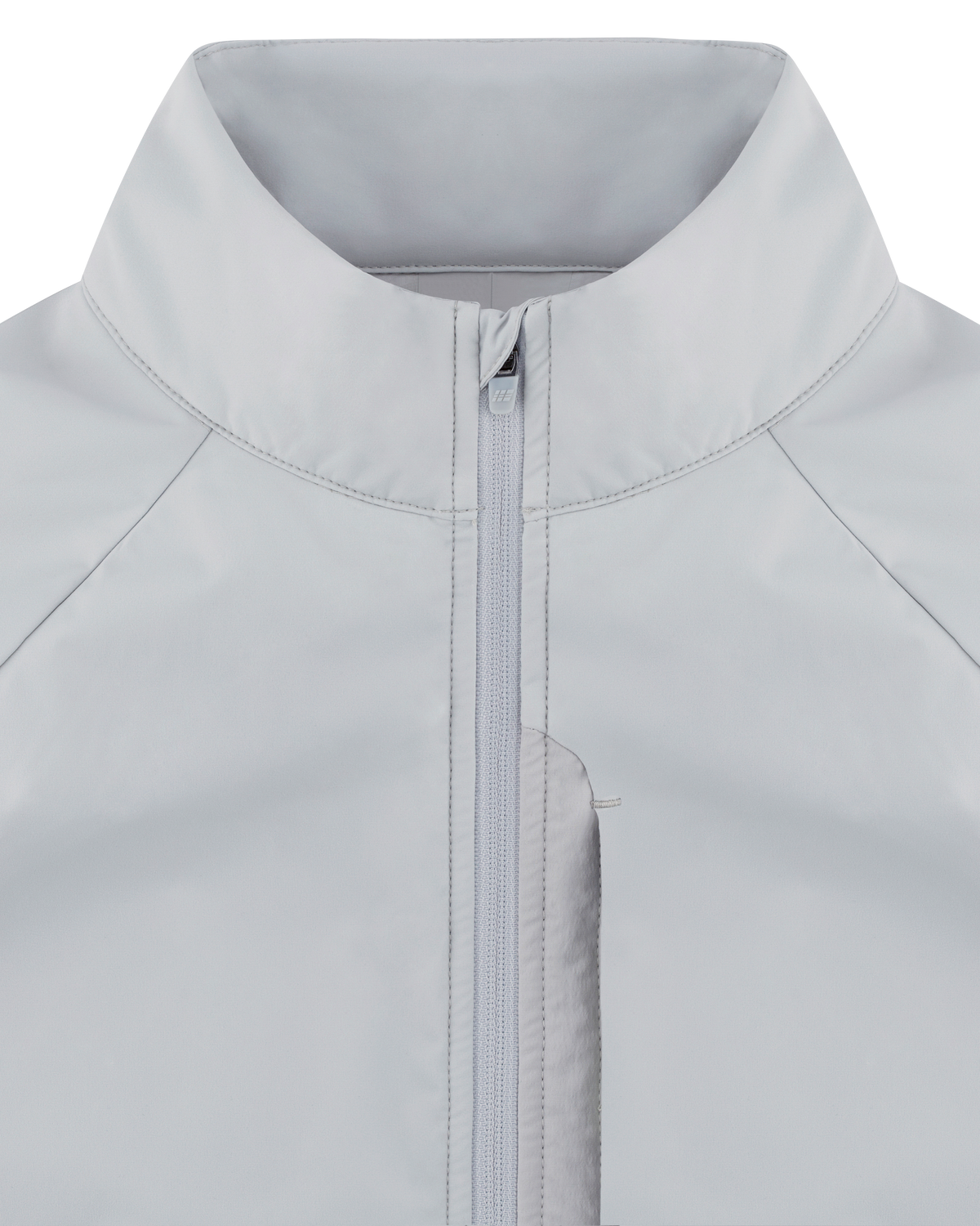 Core Run Thermal Hybrid Jacket, Women, Light Grey, close-up detail