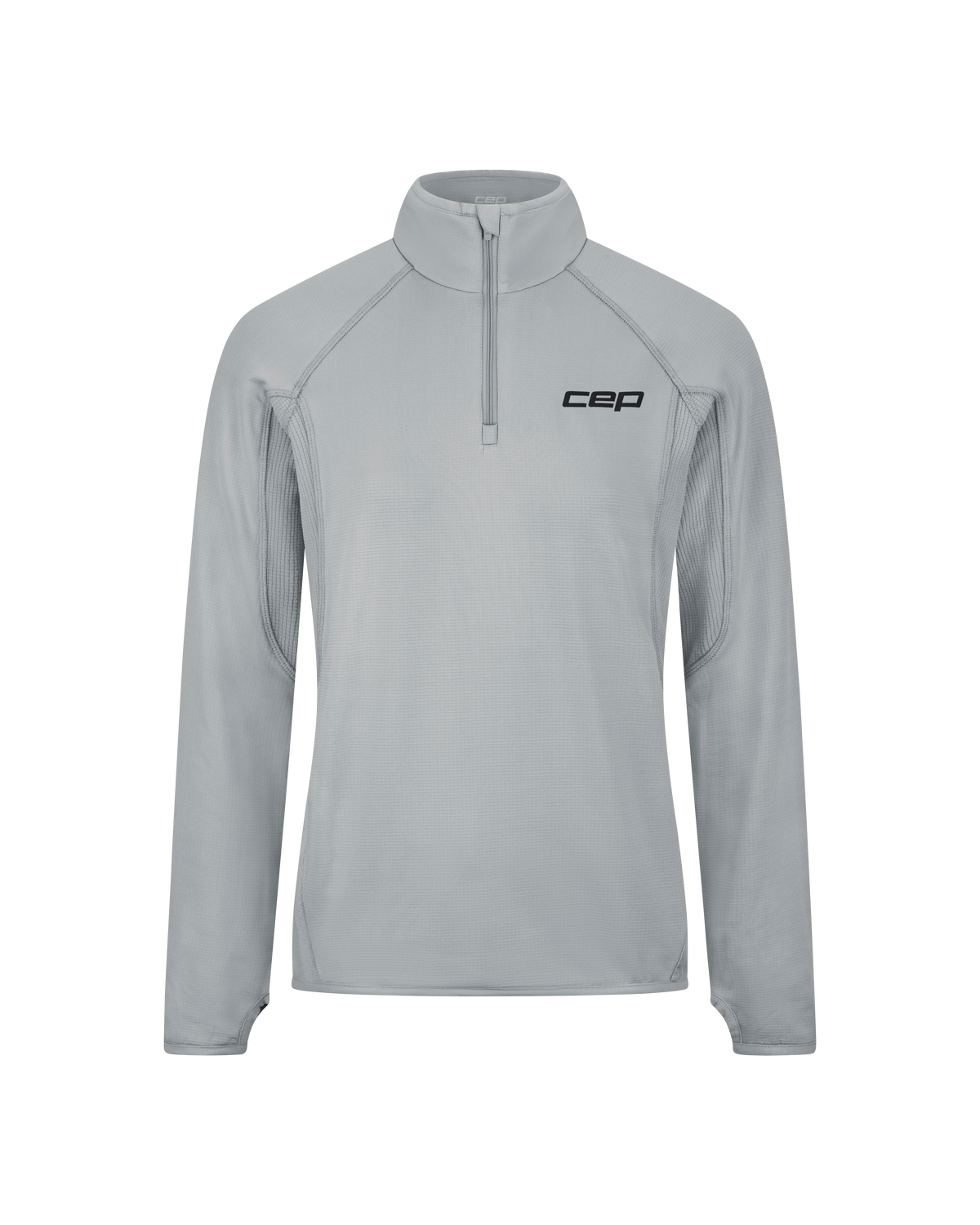 Core Run Thermal Quarter Zip Pullover, Women, Grey