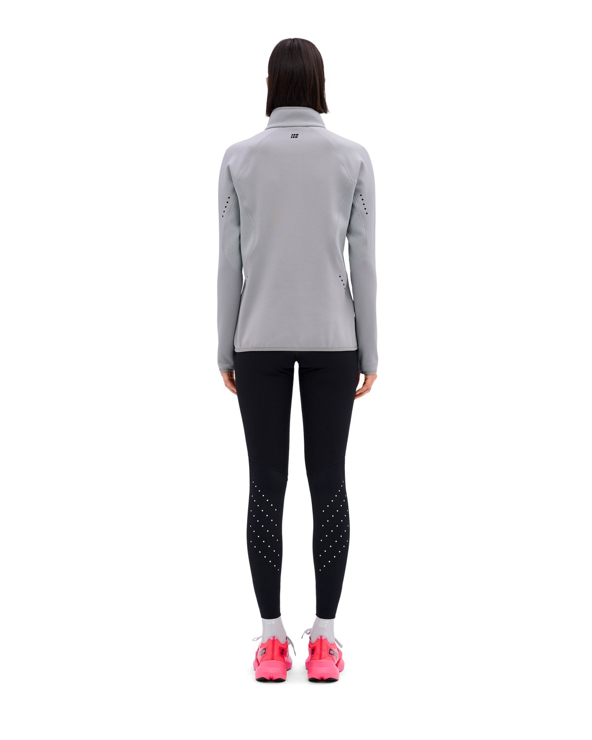 Core Run Thermal Quarter Zip Pullover, Women, Grey
