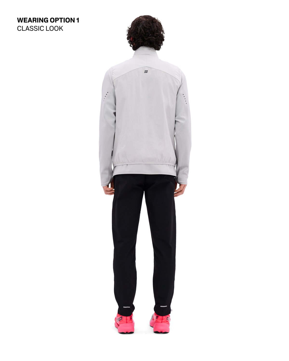 Core Run Thermal Reversible Vest, Men, Light Grey