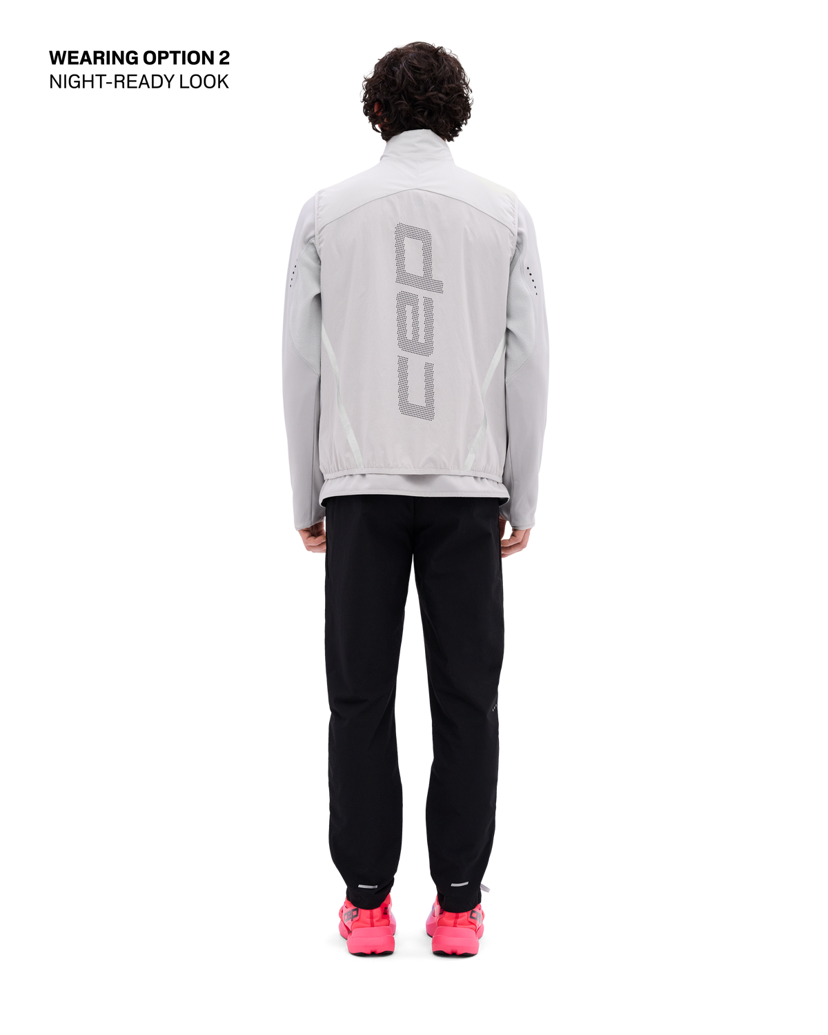 Core Run Thermal Reversible Vest, Men, Light Grey