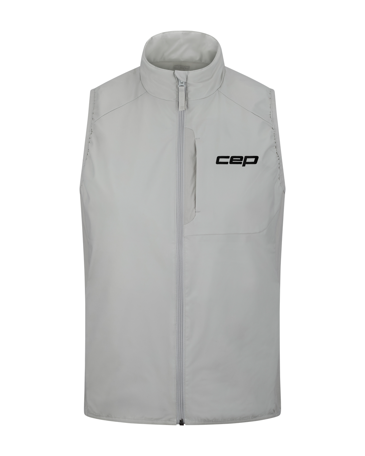 Core Run Thermal Reversible Vest, Women, Light Grey