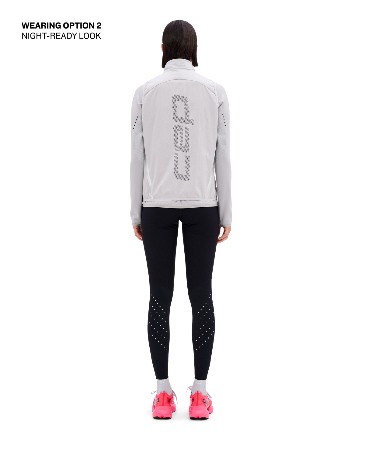 Core Run Thermal Reversible Vest, Women, Light Grey