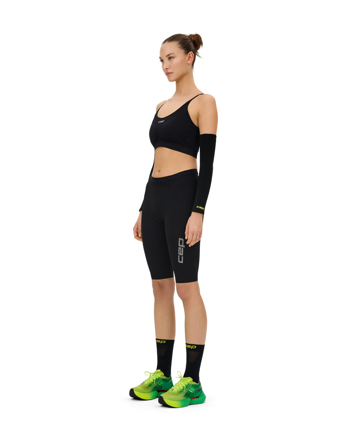 Core Run Ultralight Compression Arm Sleeves, Black