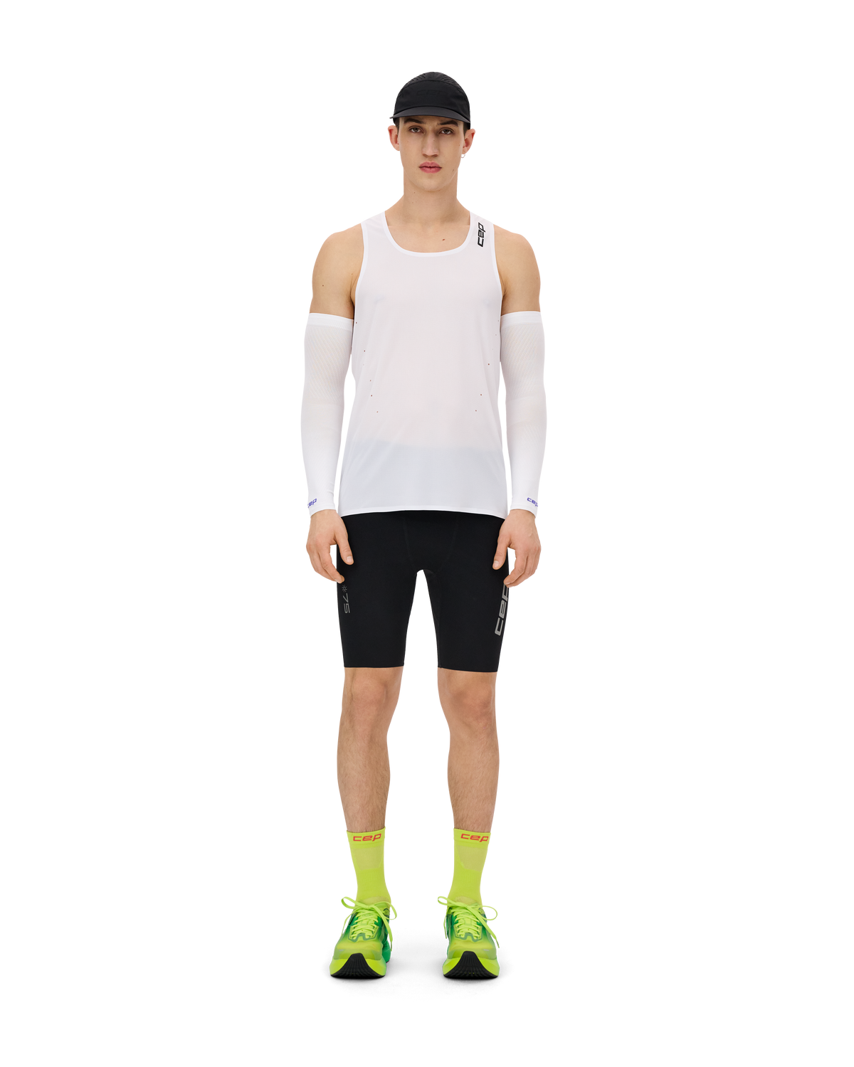 Core Run Ultralight Compression Arm Sleeves, White