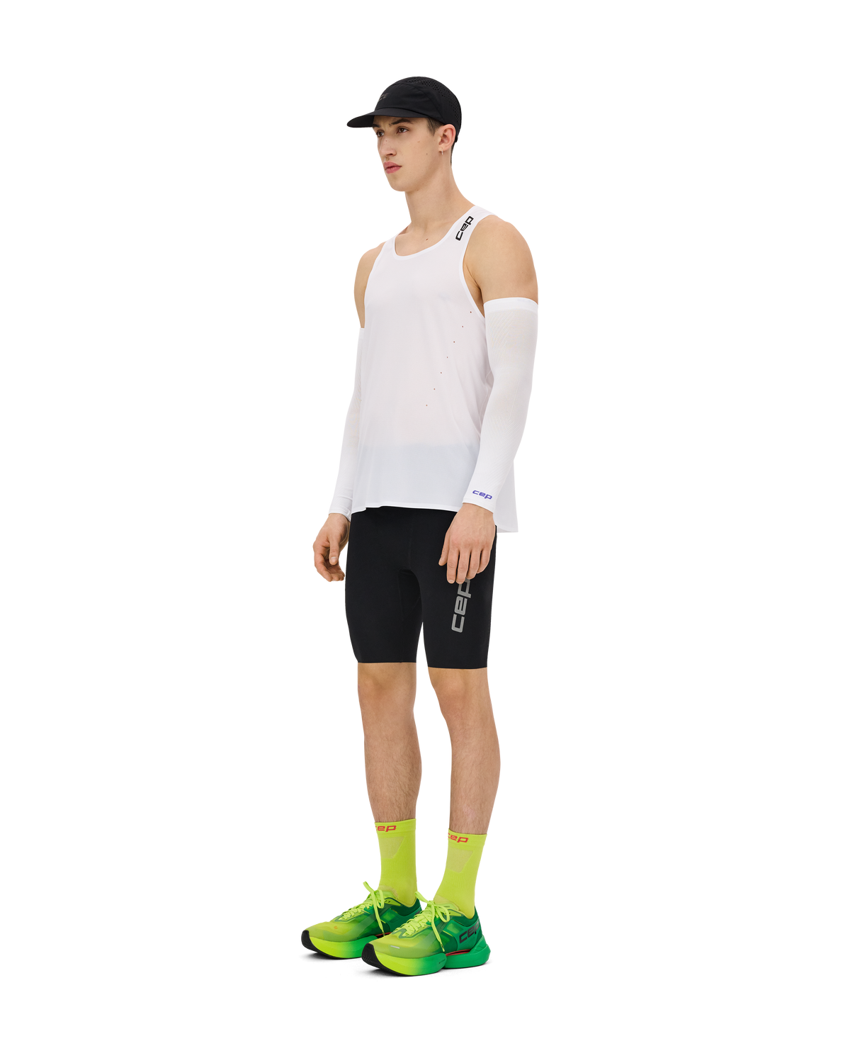 Core Run Ultralight Compression Arm Sleeves, White