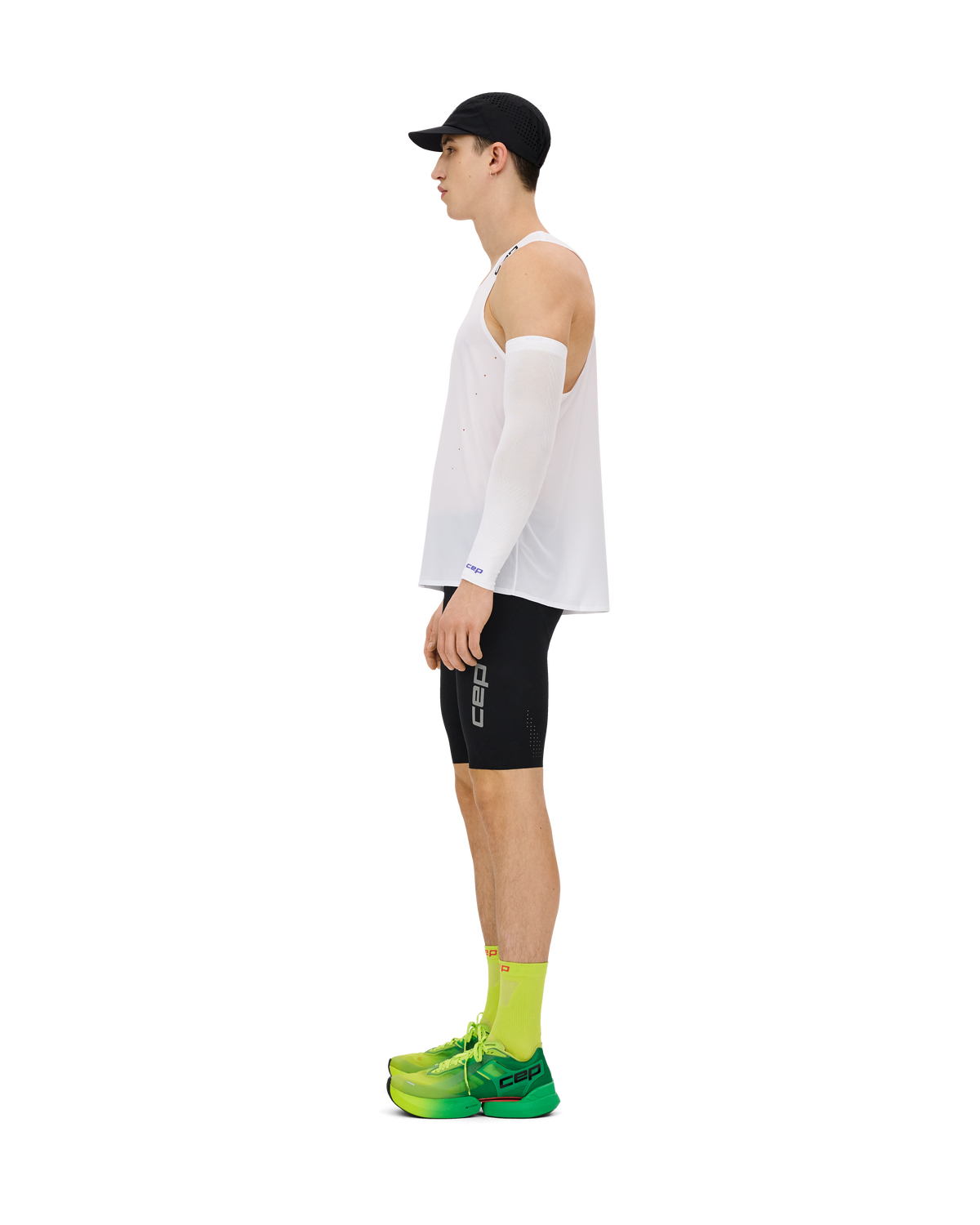 Core Run Ultralight Compression Arm Sleeves, White