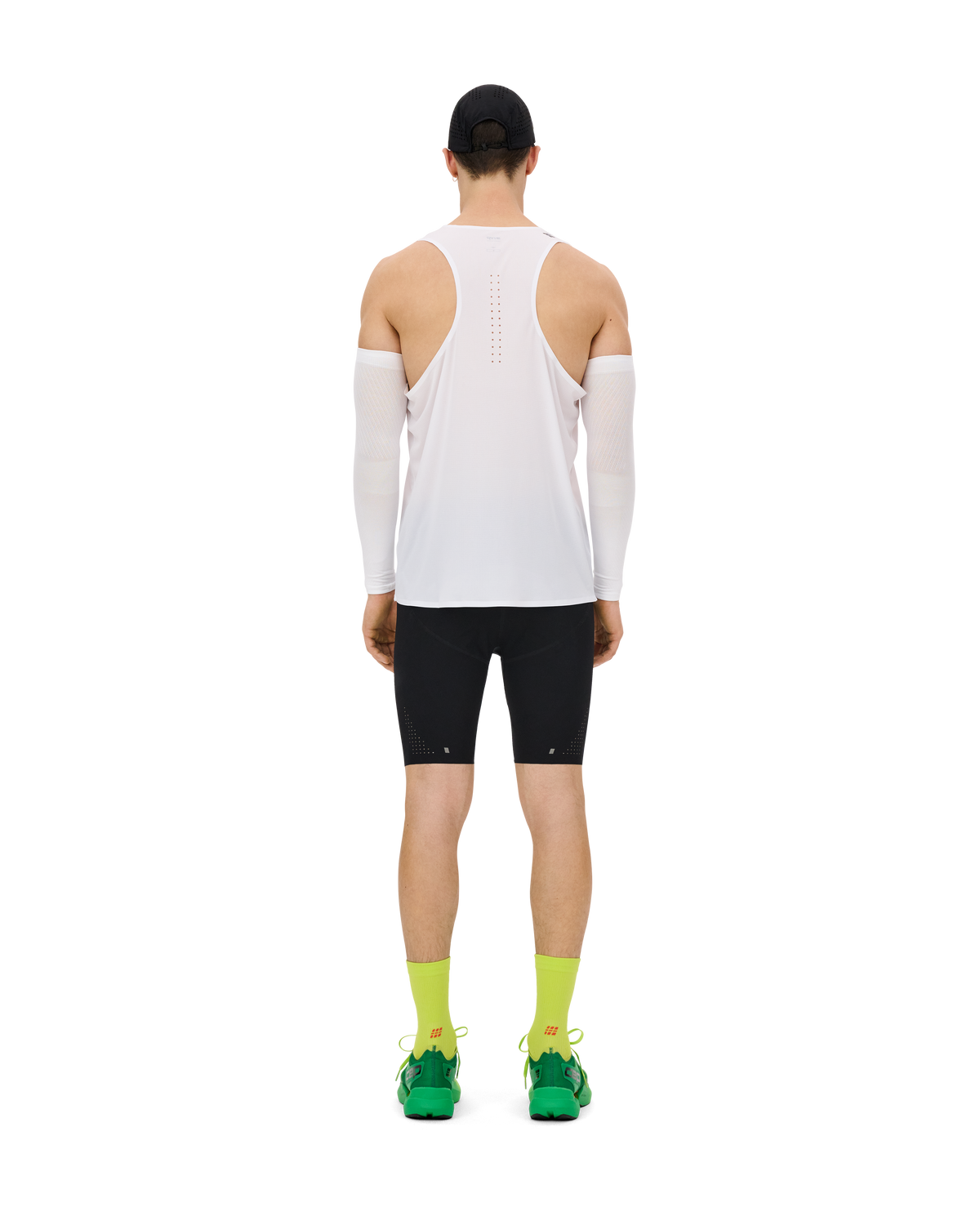 Core Run Ultralight Compression Arm Sleeves, White