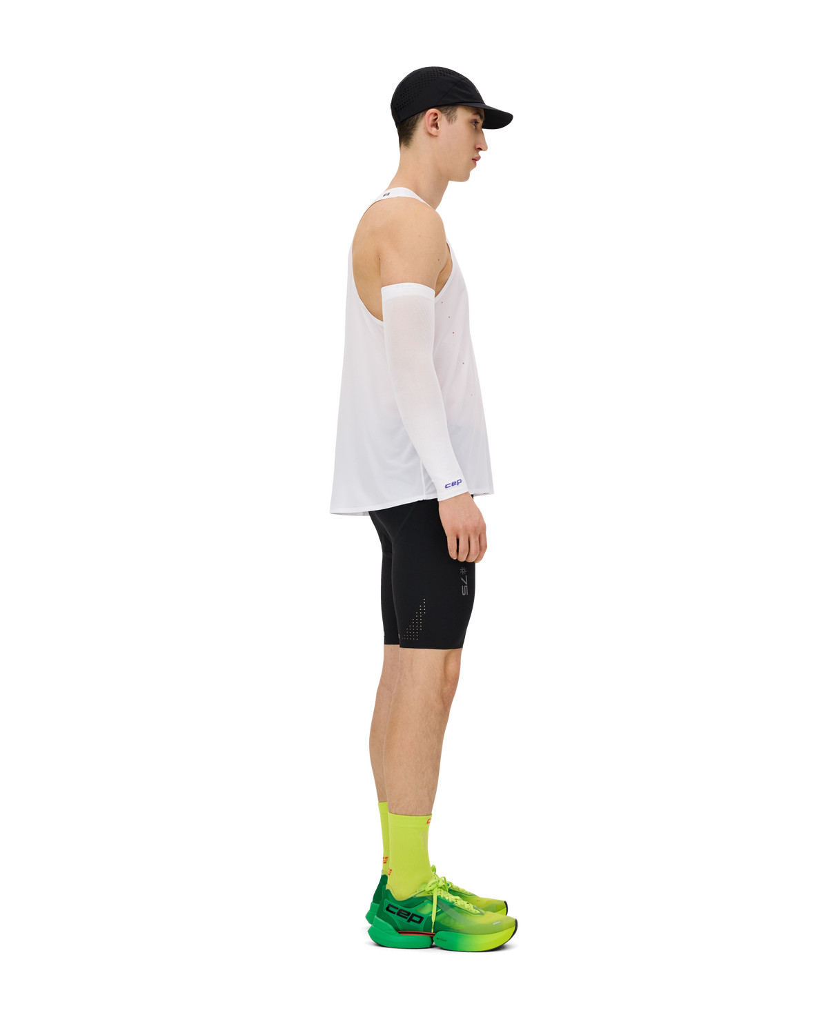 Core Run Ultralight Compression Arm Sleeves, White