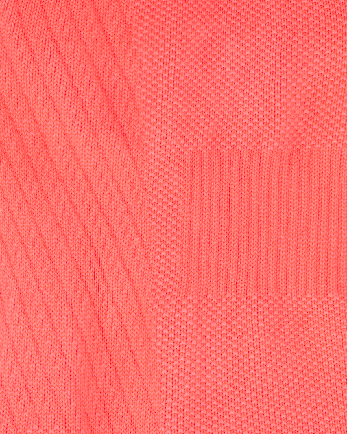 Core Run Ultralight Low Cut Socks, Neon Coral/Red, close-up detail