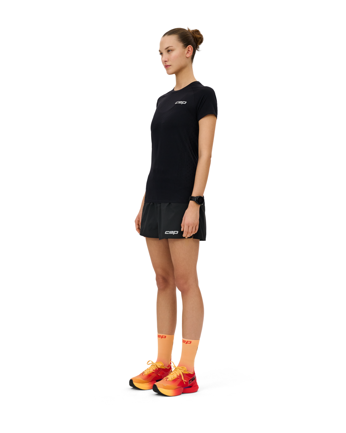 Core Run Ultralight Short Sleeve Shirt, Women, Black