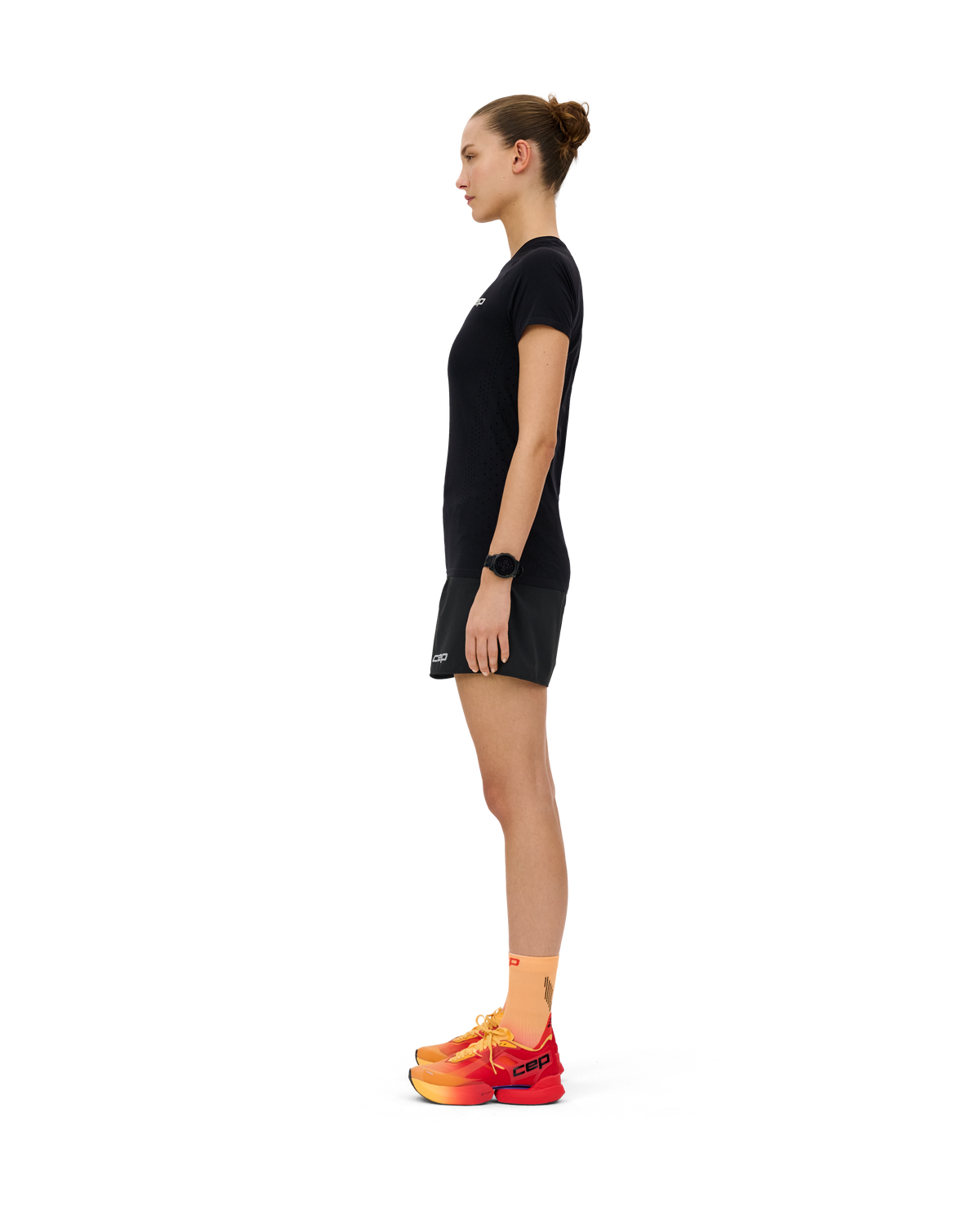Core Run Ultralight Short Sleeve Shirt, Women, Black