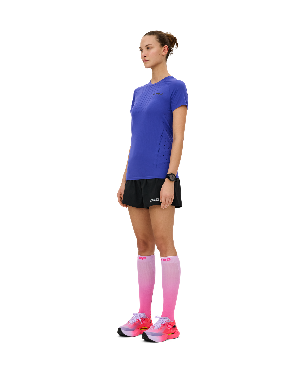 Core Run Ultralight Short Sleeve Shirt, Women, Purple