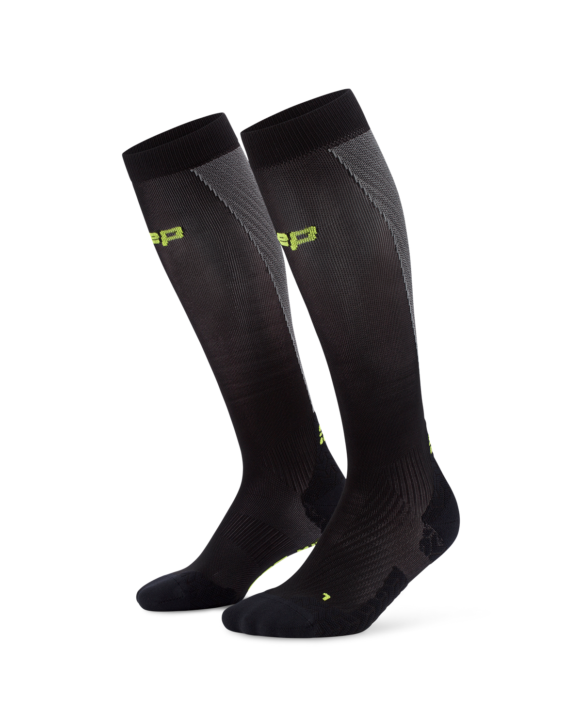 Core Run Ultralight Tall Compression Socks, Women, Black/Gray