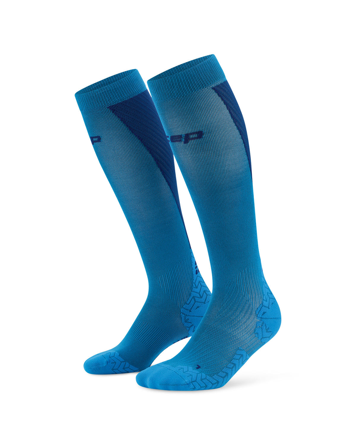 Core Run Ultralight Tall Compression Socks, Women, Blue/Dark Blue