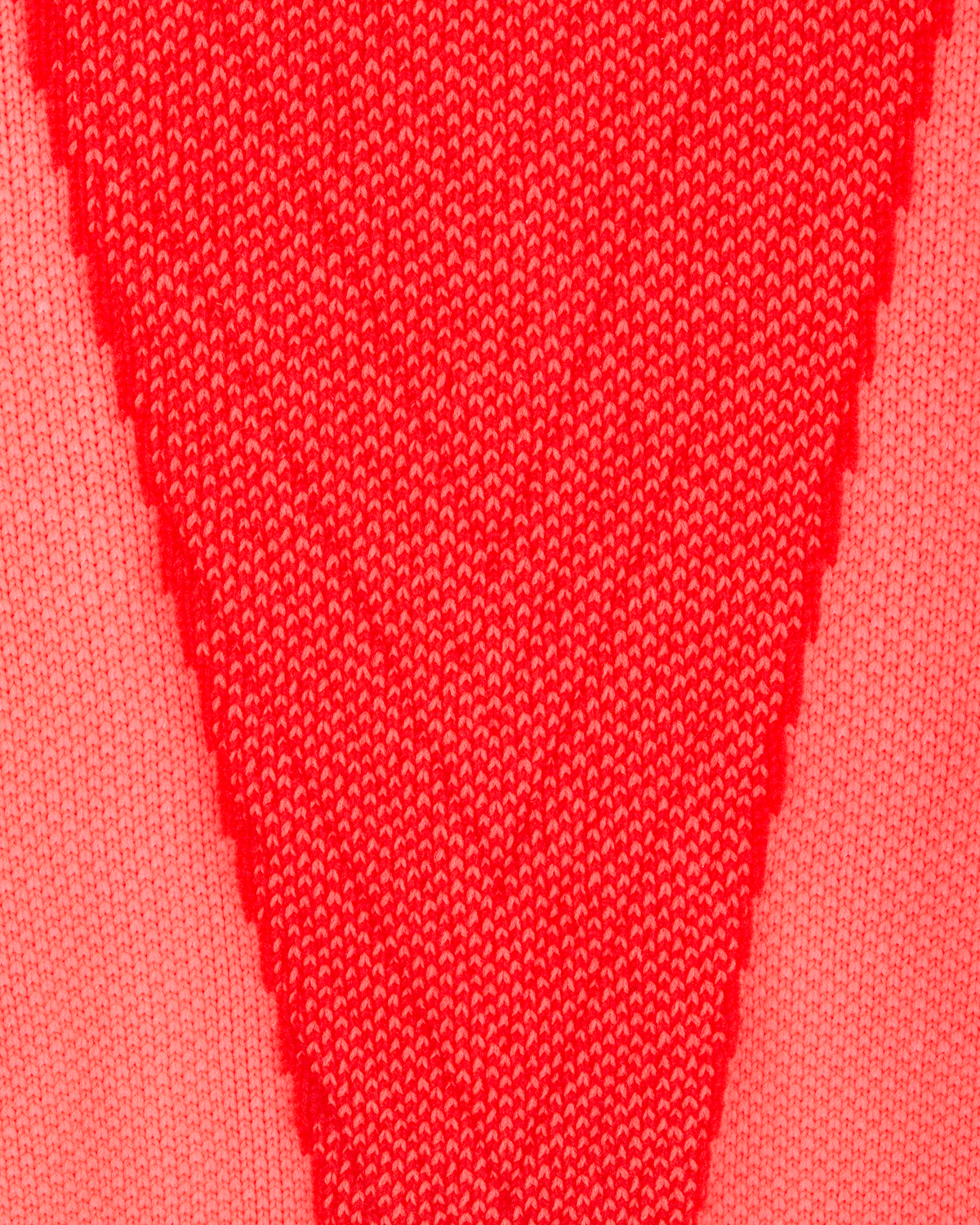 Core Run Ultralight Tall Compression Socks, Women, Neon Coral/Red, close-up detail