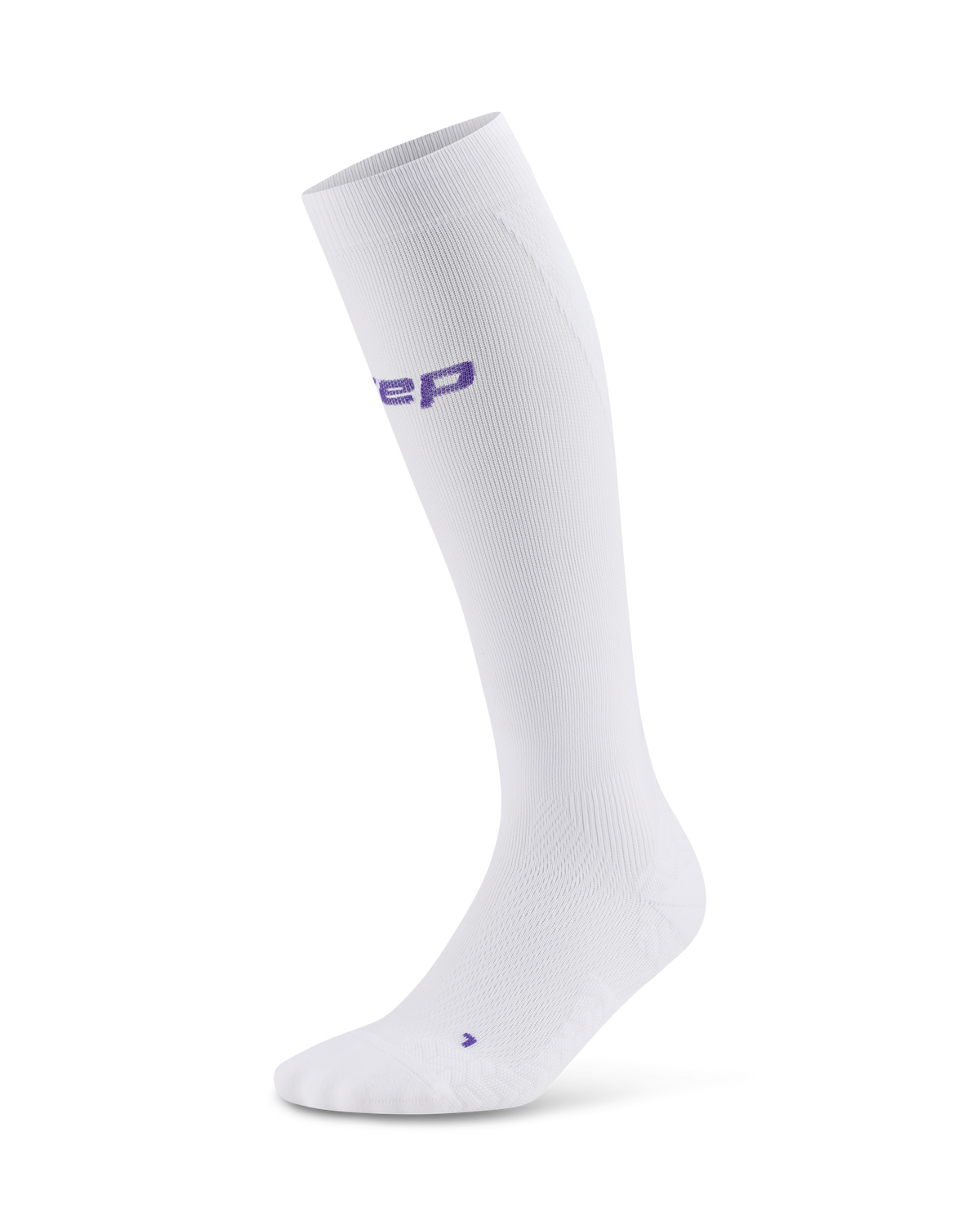 Core Run Ultralight Tall Compression Socks, Women, White