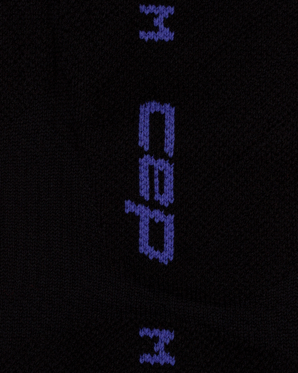 Core Run Vertical Mid Cut Compression Socks, Black/Lime/Purple, close-up detail