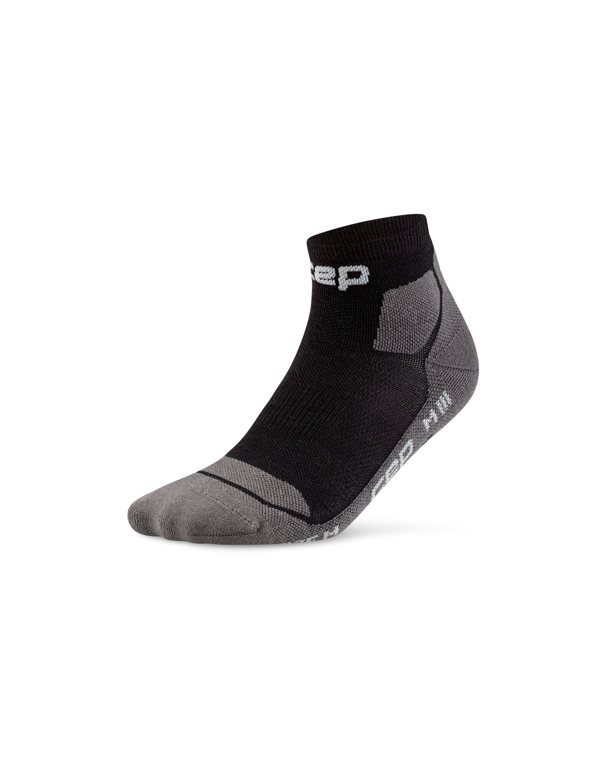 Hiking Light Cushion Low Cut Socks, Black/Grey