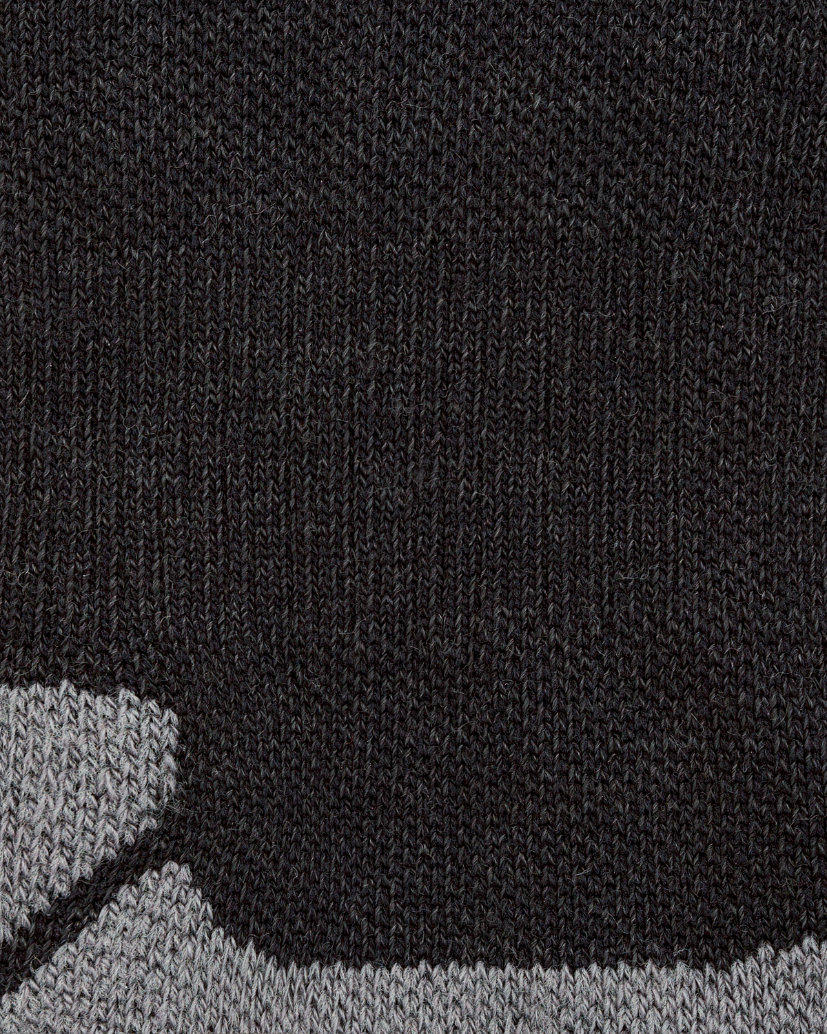 Hiking Light Cushion Low Cut Socks, Black/Grey, close-up detail