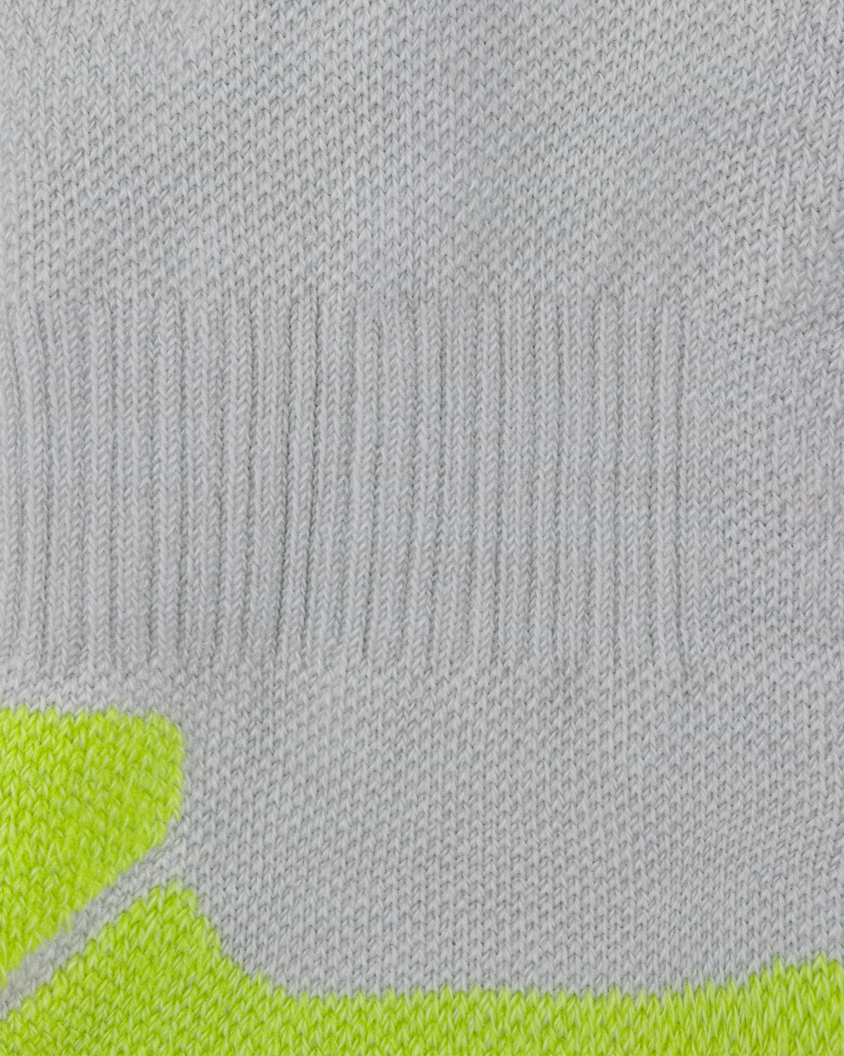 Hiking Light Cushion Low Cut Socks, Light Grey/Acid Lime, close-up detail