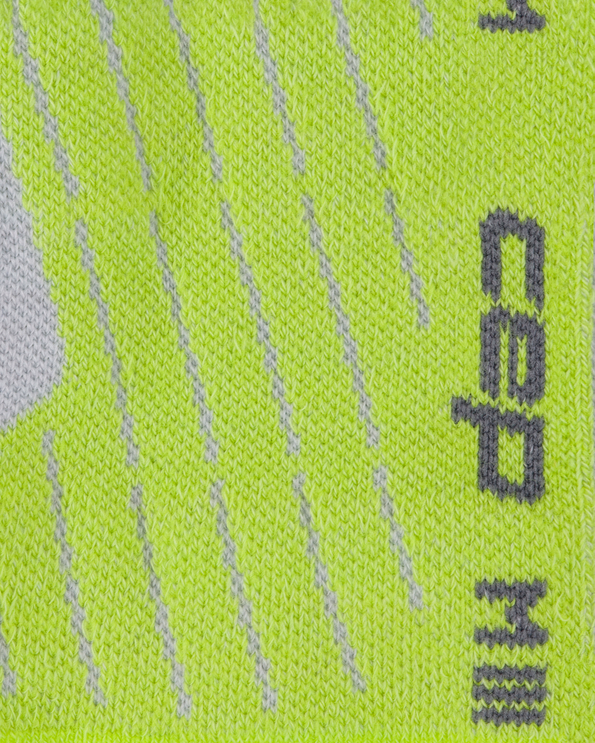 Hiking Light Cushion Low Cut Socks, Light Grey/Acid Lime, close-up detail